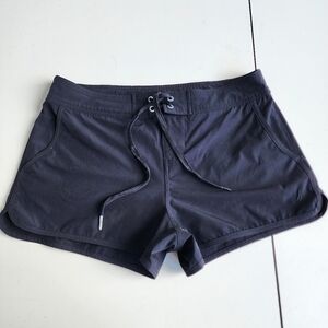 Nautica Women’s Athletic Shorts Black Tie Sz S